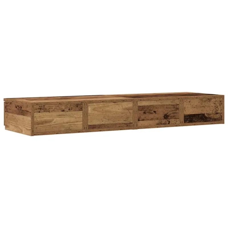 Lovos stalčiai su stalčių Senas medis 120 x 36,5 x 16,5 cm