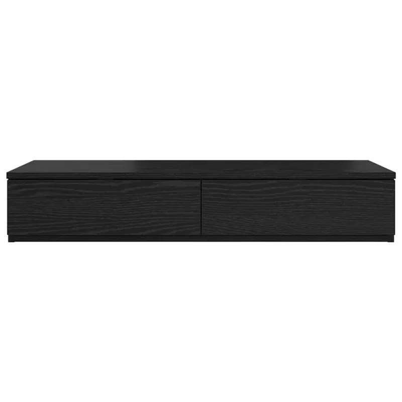 Lovos stalčiai su stalčių Juodas ąžuolas 75 x 36,5 x 16,5 cm