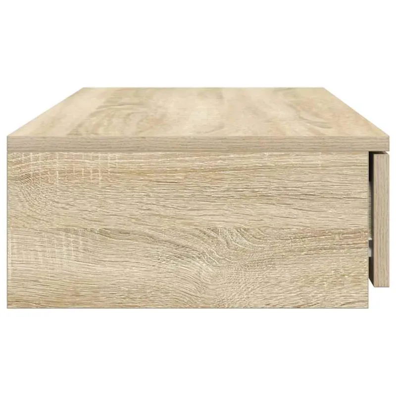 Lovos stalčiai su stalčių Sonoma ąžuolas 75 x 36,5 x 16,5 cm