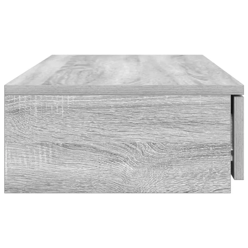 Lovos stalčiai su stalčių Pilkas Sonoma 75 x 36,5 x 16,5 cm