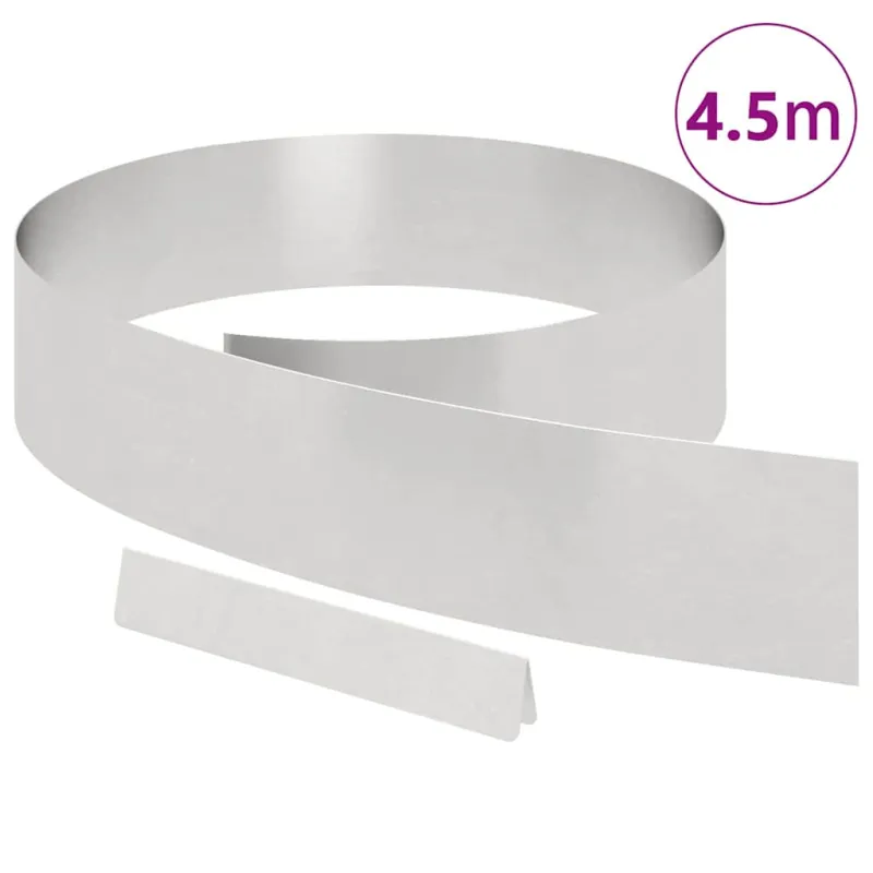 Vejo kraštas Sidabro 450 x 0.05 x 15 cm Nerūdijantis Plienas