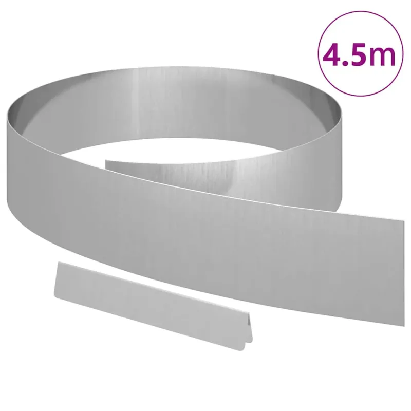 Vejo kraštas Sidabro 450 x 0.05 x 15 cm Cinkuota plienas