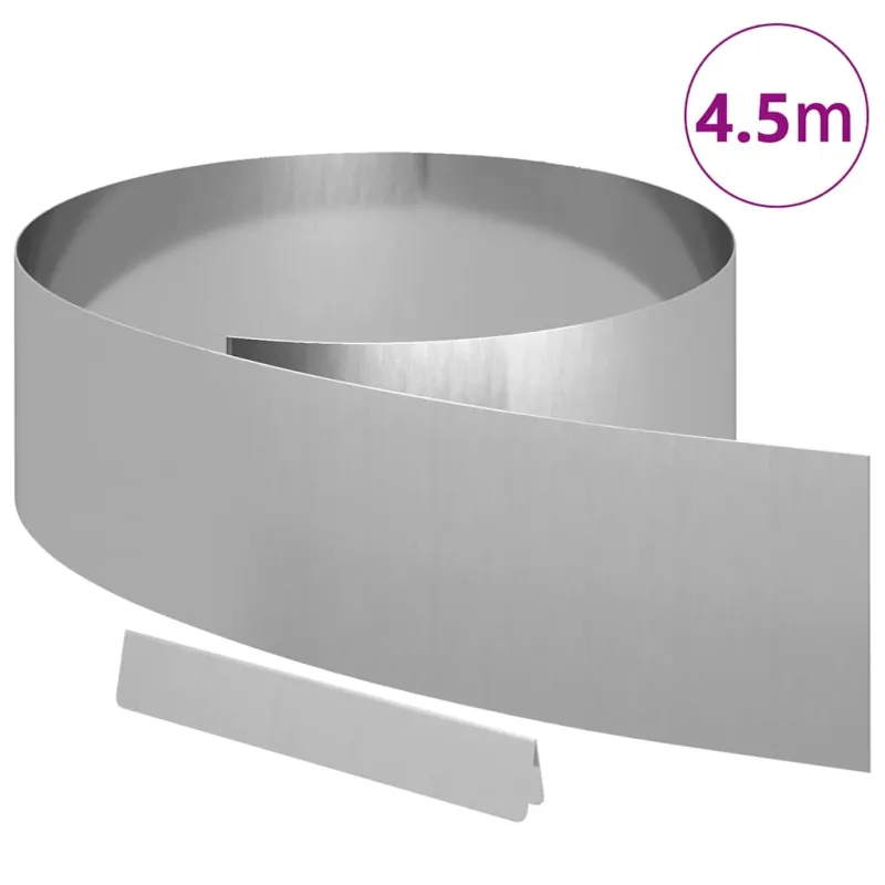Vejo kraštas Sidabro 450 x 0,05 x 20 cm Cinkuota plienas