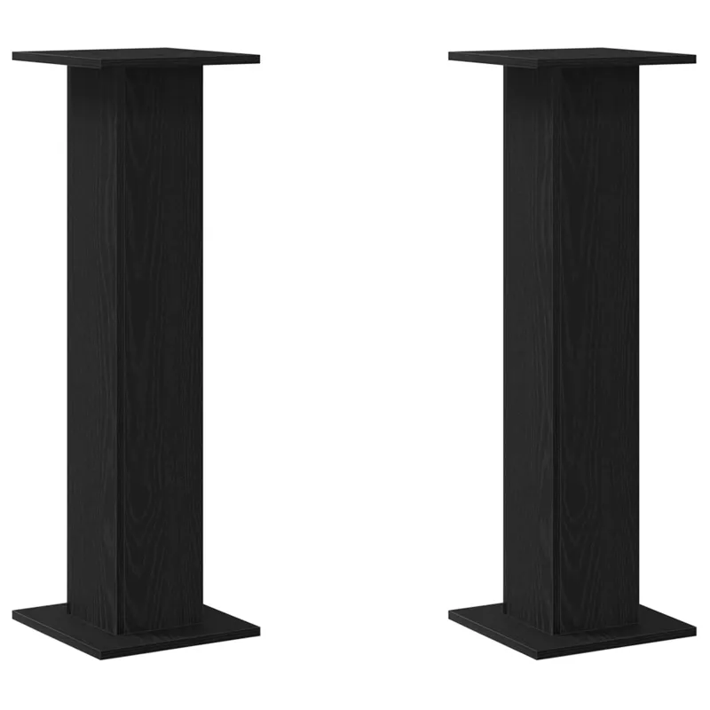 Garsiakalbių stovai 2 pcs Juodas ąžuolas 30 x 30 x 95 cm