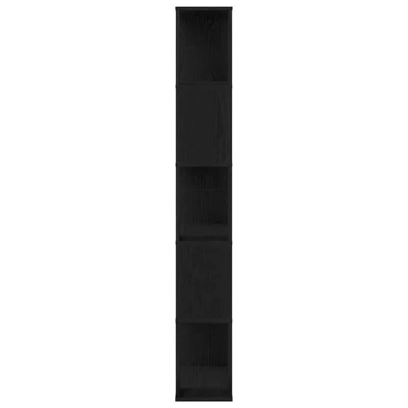 Knygų lentyna Juodas ąžuolas 45 x 23,5 x 162,5 cm