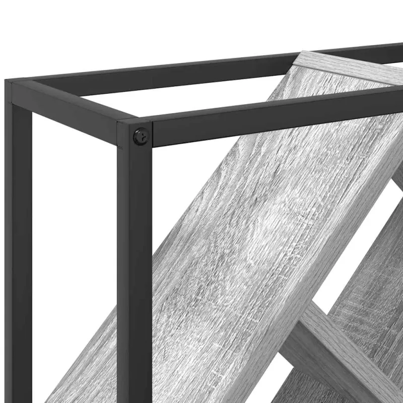 Vyno stovas Pilkas Sonoma 51 x 18 x 52,5 cm Apdirbta mediena
