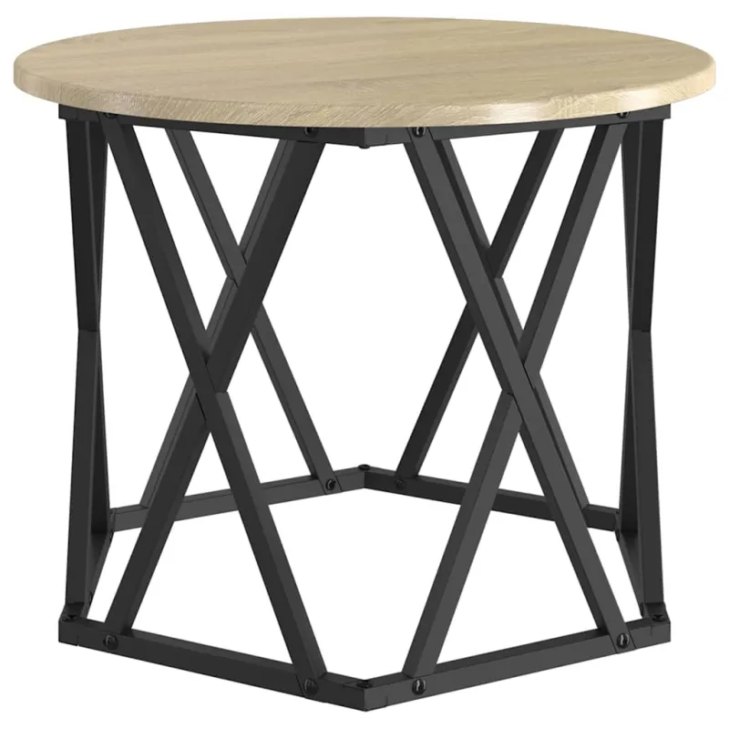 Nesting šoninis stalas 3 pcs Sonoma ąžuolas