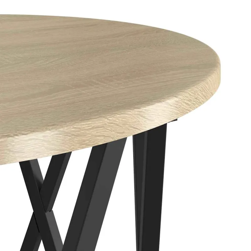 Nesting šoninis stalas 3 pcs Sonoma ąžuolas