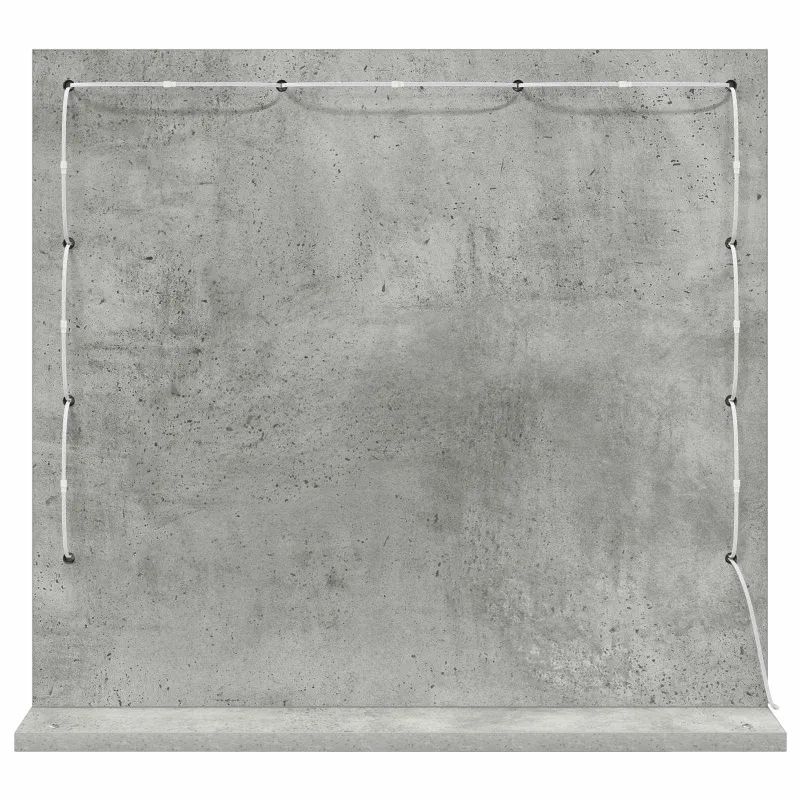 Kosmetinis veidrodis Stačiakampio Betono pilka 60 x 55 x 18 cm