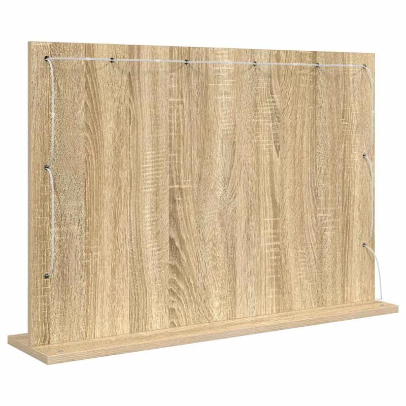 Kosmetinis veidrodis Sonoma ąžuolas 80 x 55 x 18 cm