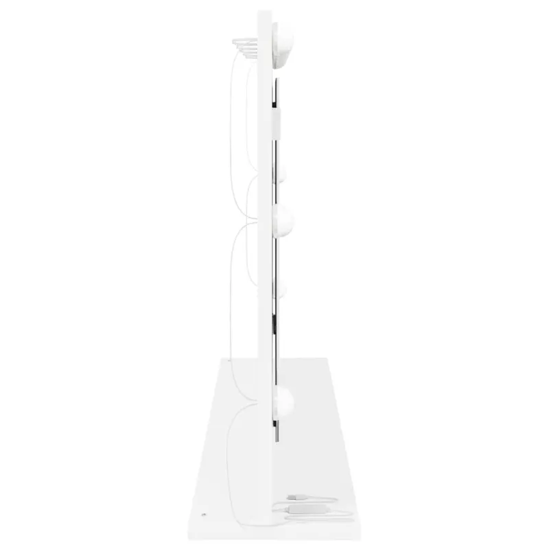 Kosmetinis veidrodis Stačiakampio Balta 100 x 55 x 18 cm