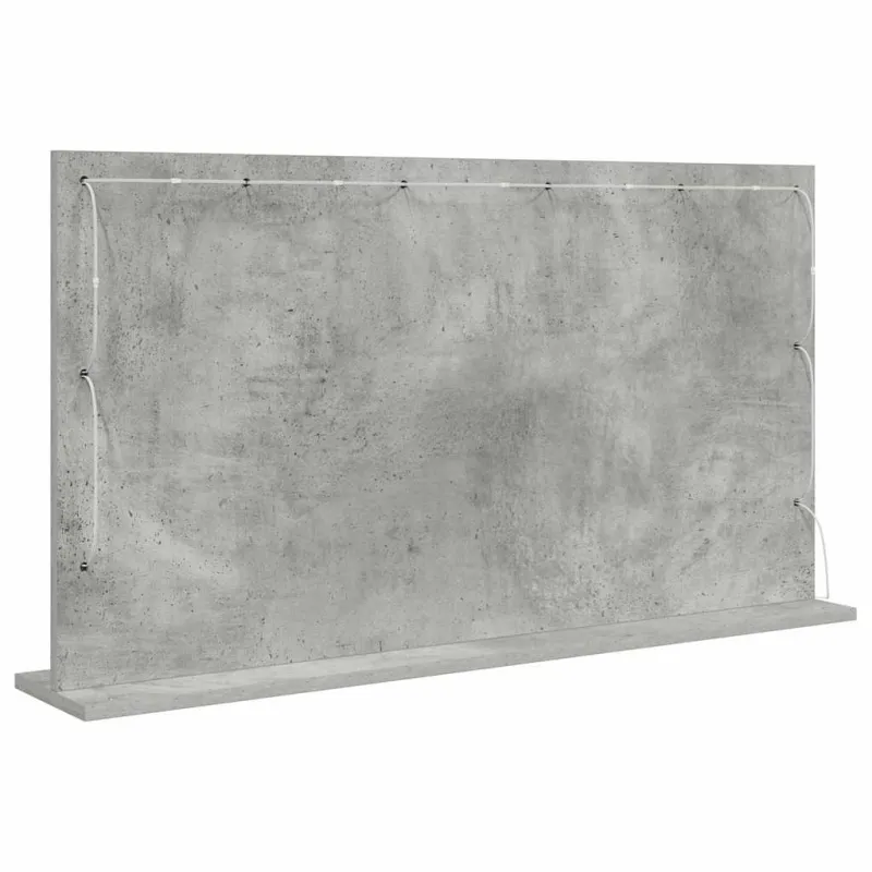 Kosmetinis veidrodis Stačiakampio Betono pilka 100 x 55 x 18 cm
