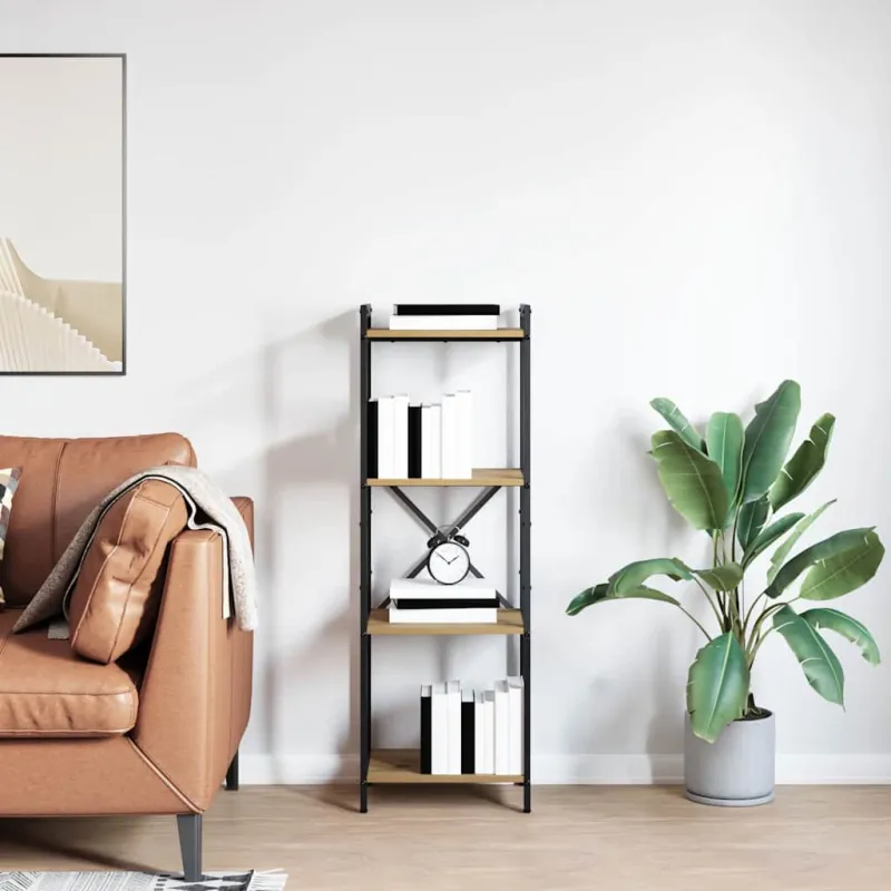 Knygų lentyna Amatininkų ąžuolas 40 x 30 x 119 cm