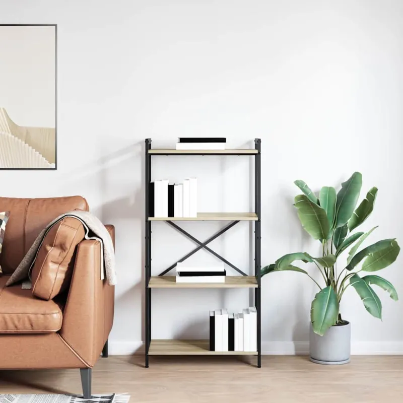 Knygų lentyna Sonoma ąžuolas 60 x 30 x 120 cm Apdirbta mediena