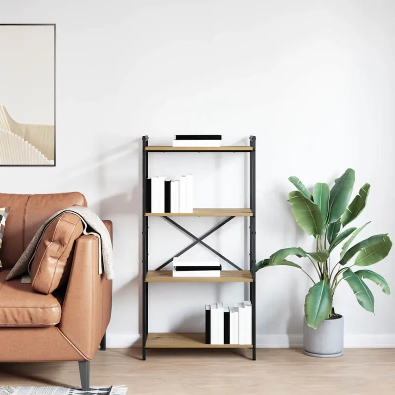 Knygų lentyna Amatininkų ąžuolas 60 x 30 x 120 cm