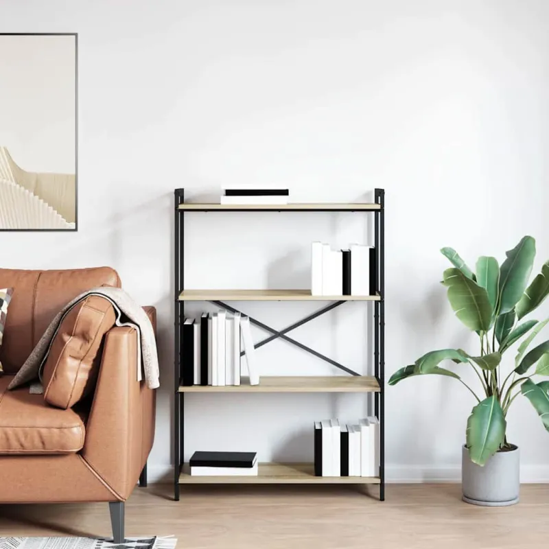 Knygų lentyna Sonoma ąžuolas 80 x 30 x 120 cm Apdirbta mediena