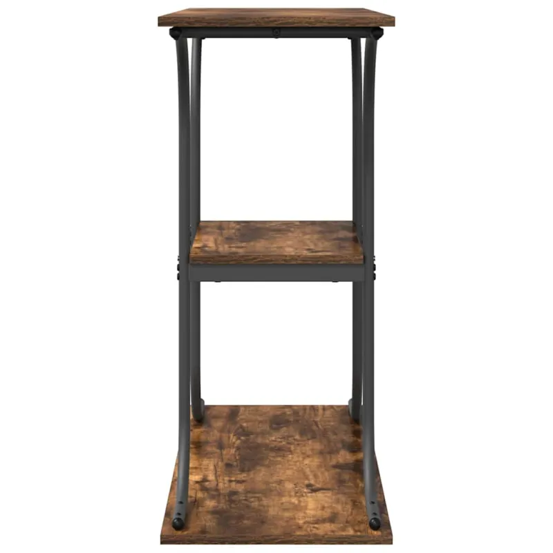 Konsolinis stalas su lentyna Rūkyta ąžuolas 101 x 35 x 80,5 cm