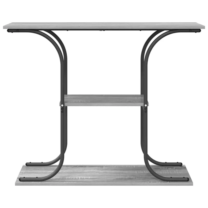Konsolinis stalas su lentyna Pilkas Sonoma 101 x 35 x 80,5 cm