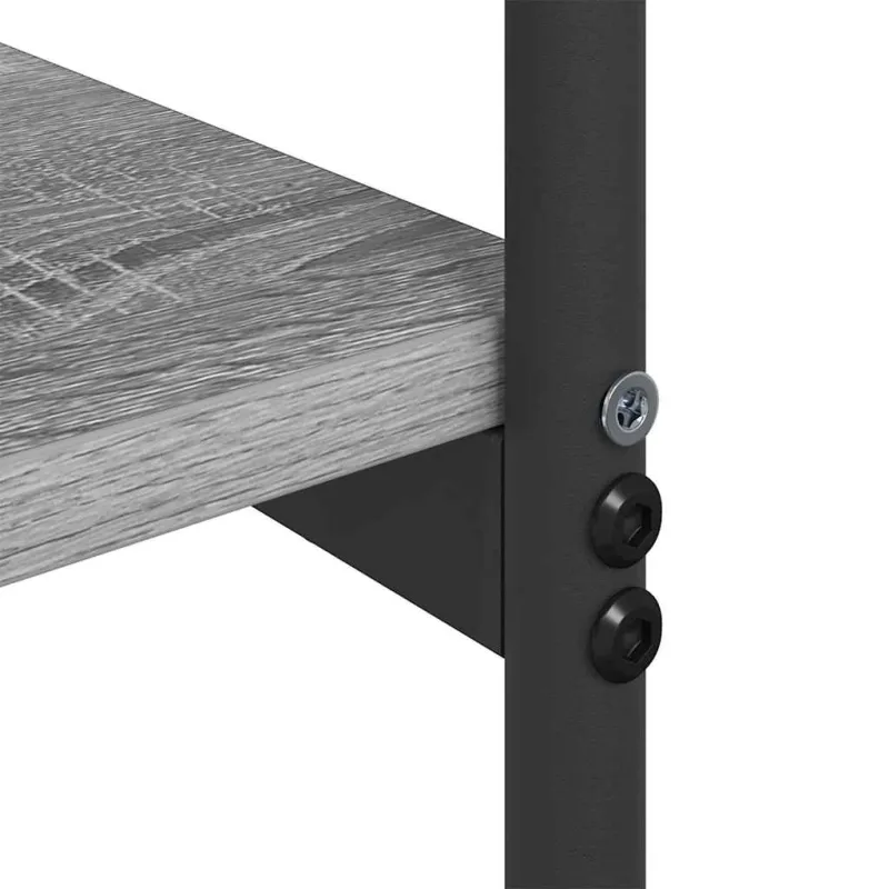 Konsolinis stalas su lentyna Pilkas Sonoma 101 x 35 x 80,5 cm