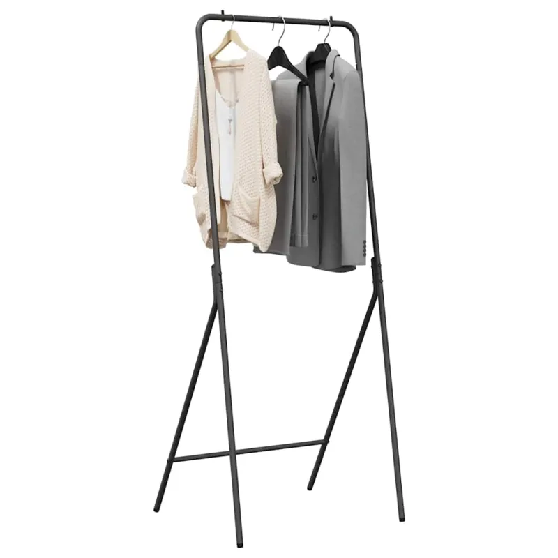 Drabužių stovas Juoda 60 x 53 x 155 cm Plienas