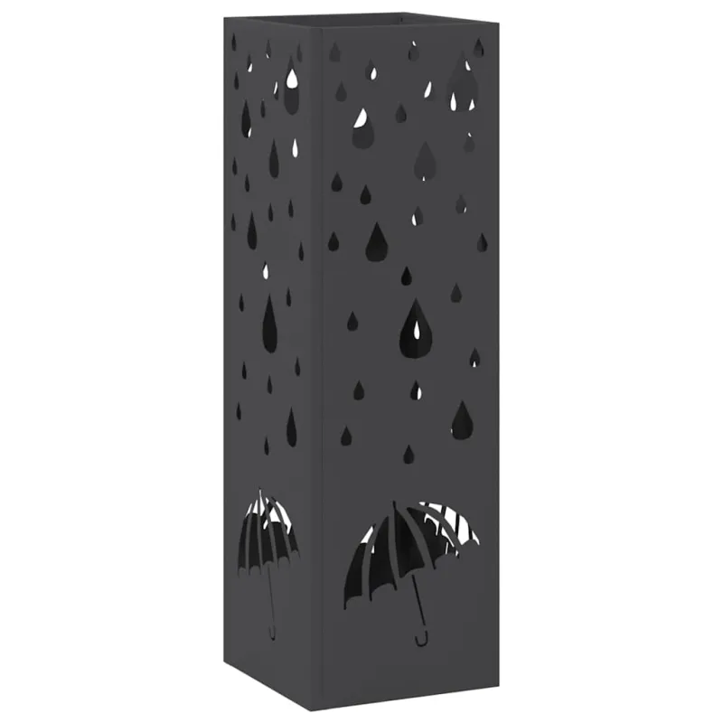 Sandėliavimo kabliukas ir laikiklis Juoda 15,5 x 15,5 x 49 cm