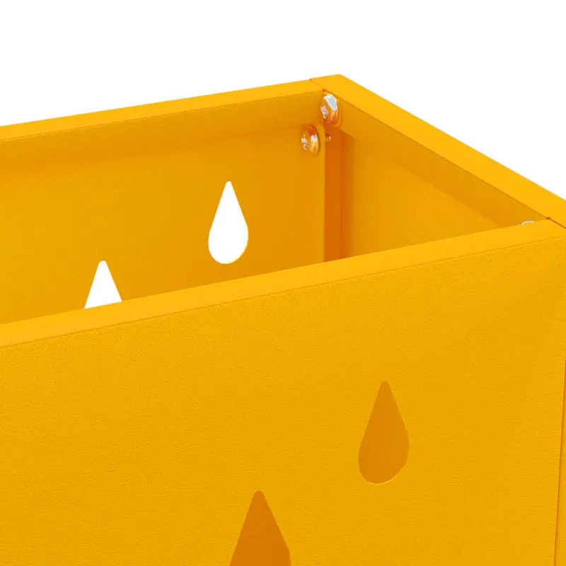 Sandėliavimo kabliukas ir laikiklis mustard yellow Plienas