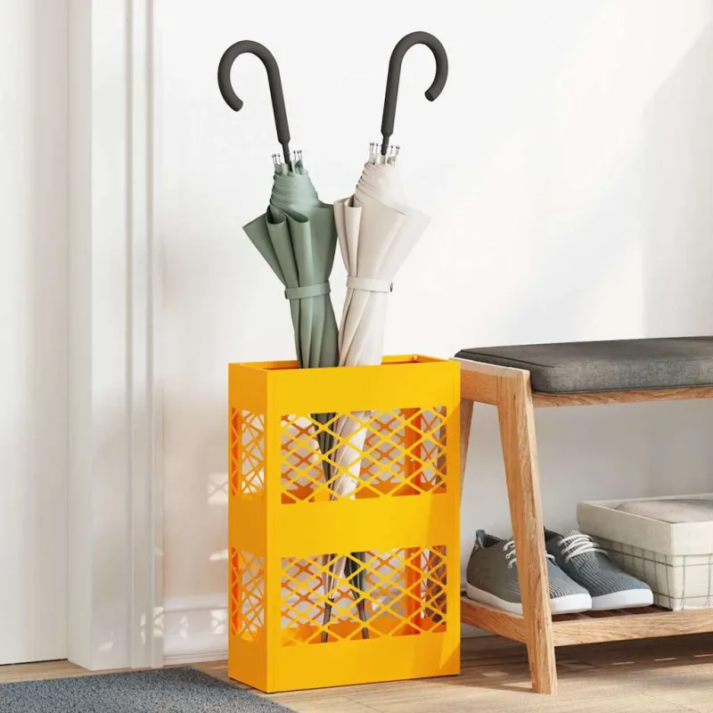 Sandėliavimo kabliukas ir laikiklis mustard yellow Plienas