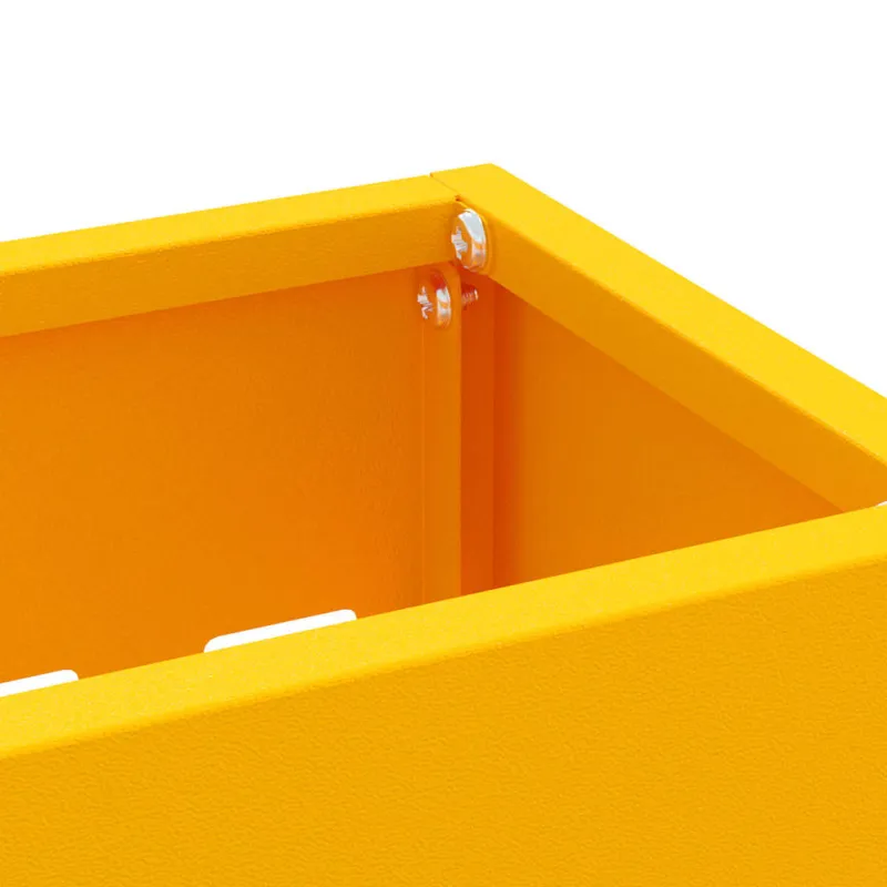 Sandėliavimo kabliukas ir laikiklis mustard yellow Plienas