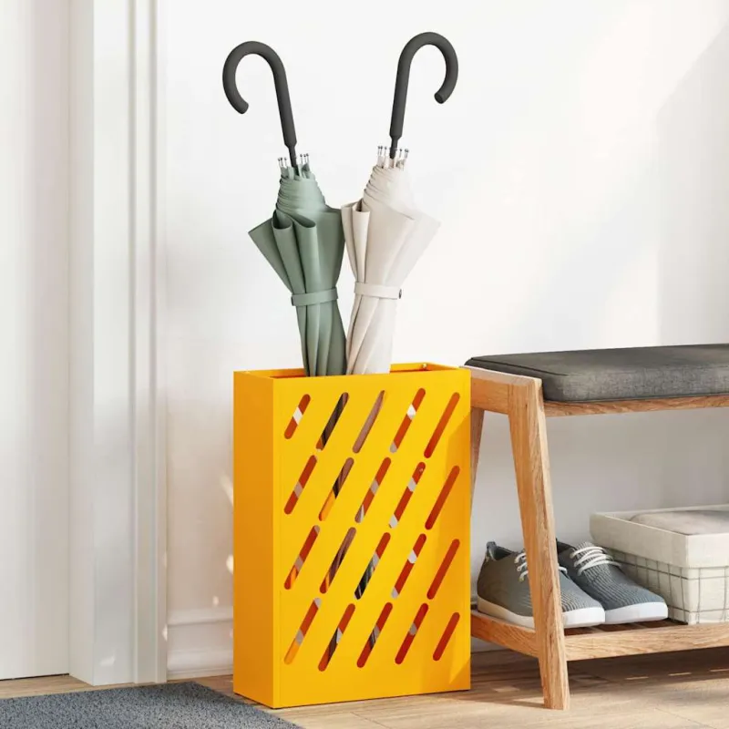 Sandėliavimo kabliukas ir laikiklis mustard yellow Plienas