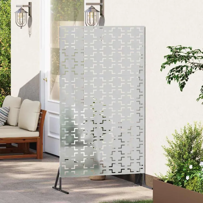 Privatumo žaliuzės Pilka 100 x 50 x 180 cm Plienas