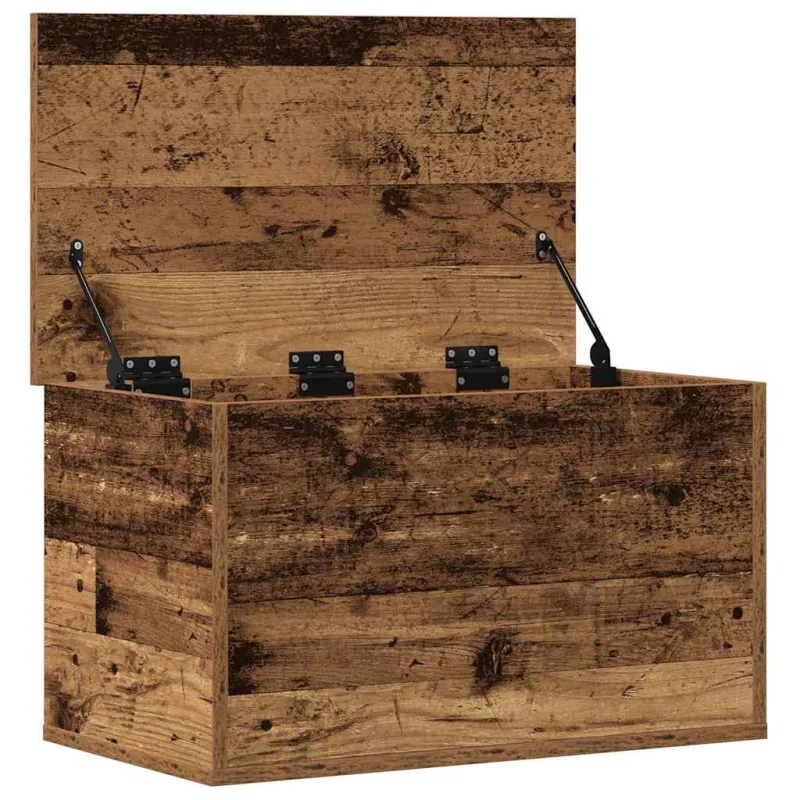 Saugojimo dėžė Senovinis medis 60 x 35 x 35 cm Apdirbta mediena