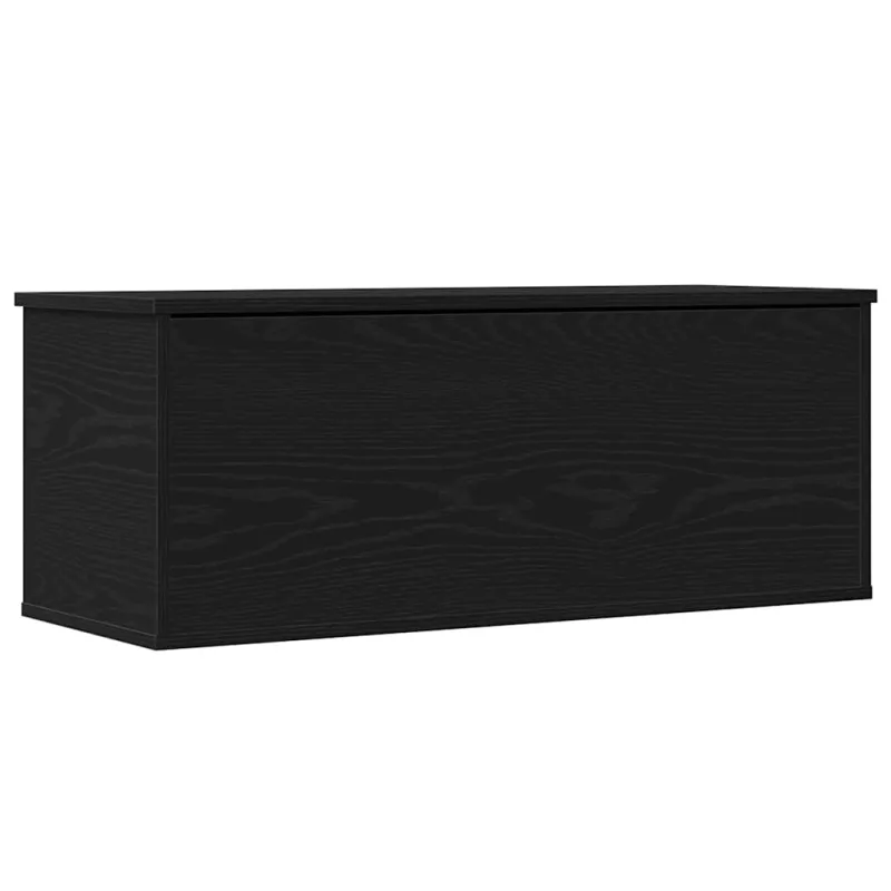 Saugojimo dėžė Juodas ąžuolas 90 x 35 x 35 cm Apdirbta mediena