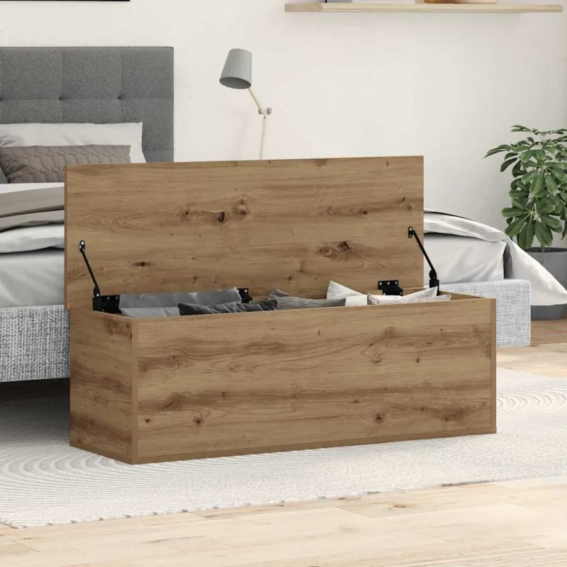 Saugojimo dėžė su saugykla Amatininkų ąžuolas 102 x 35 x 35 cm