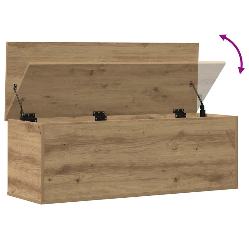 Saugojimo dėžė su saugykla Amatininkų ąžuolas 102 x 35 x 35 cm