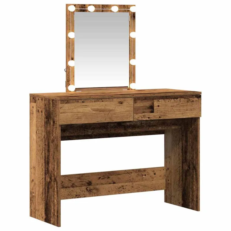 Makiažo stalas Senas medis 100 x 40 x 130 cm Apdirbta mediena