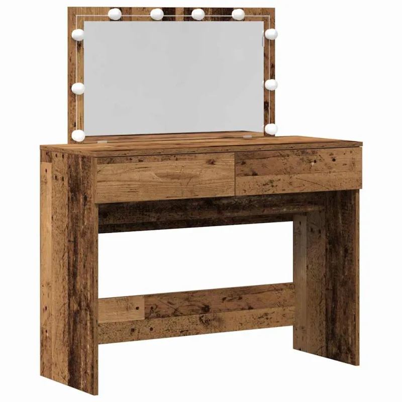 Makiažo stalas Senas medis 100 x 40 x 120 cm Apdirbta mediena