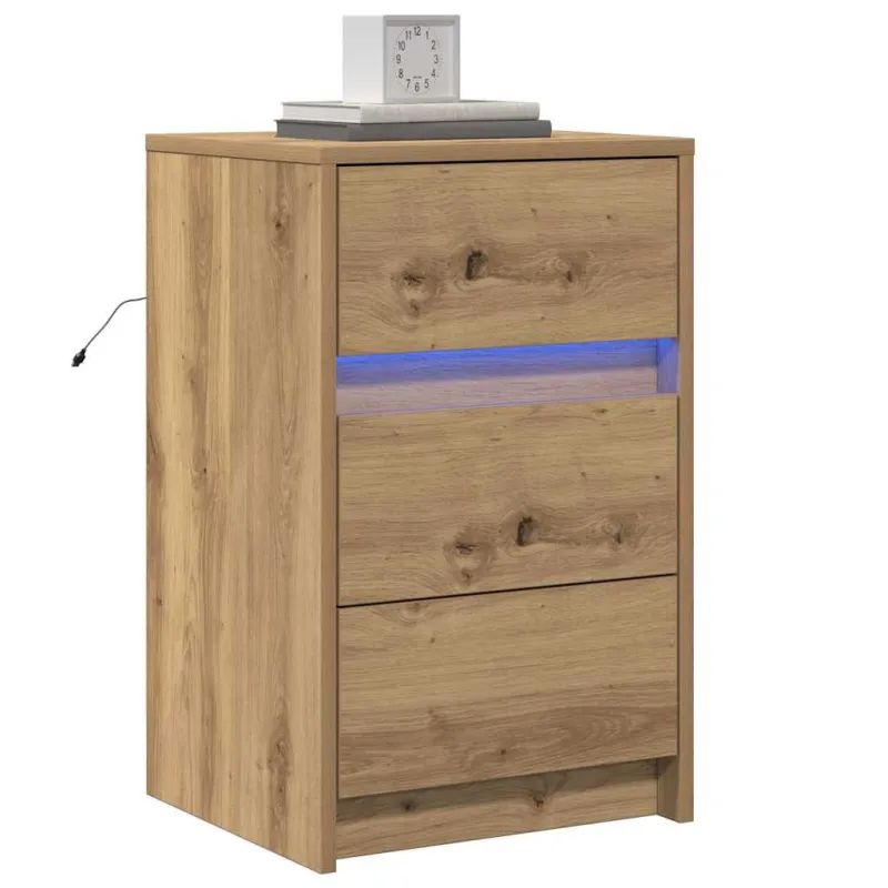 Šalia lovos spintelė Amatininkų ąžuolas 38 x 34 x 61 cm