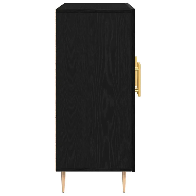 Kabalas Juodas ąžuolas 90 x 34 x 80 cm Apdirbta mediena