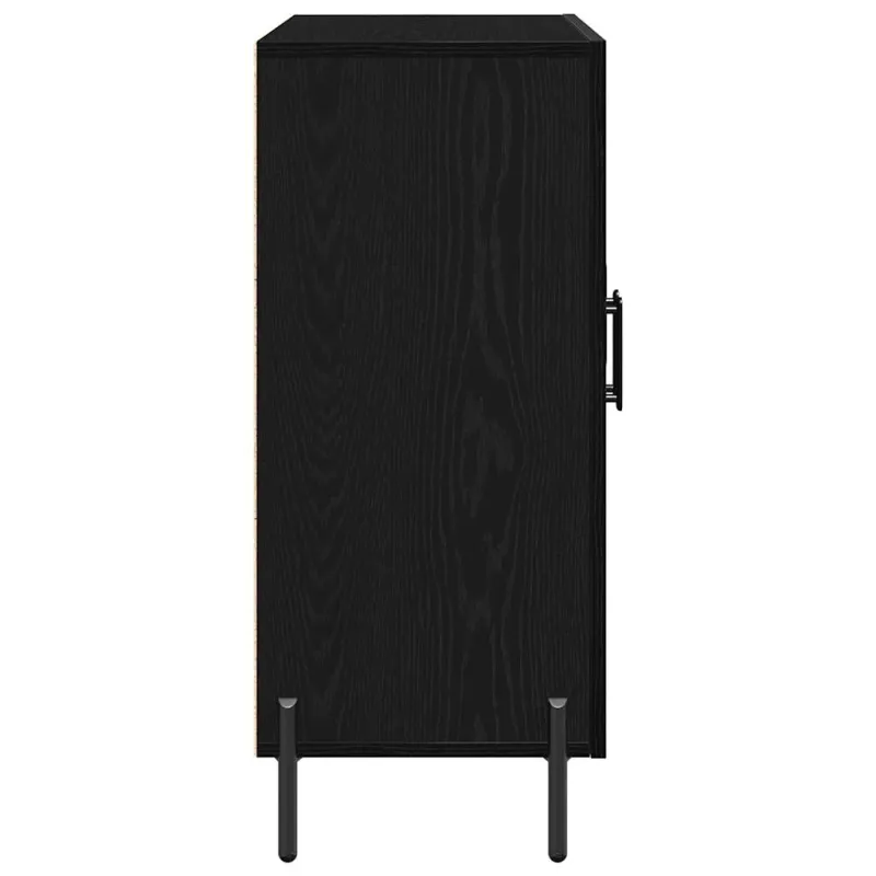 Kabalas Juodas ąžuolas 90 x 34 x 80 cm Apdirbta mediena