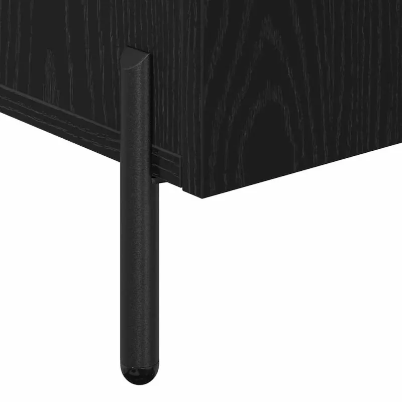 Kabalas Juodas ąžuolas 90 x 34 x 80 cm Apdirbta mediena