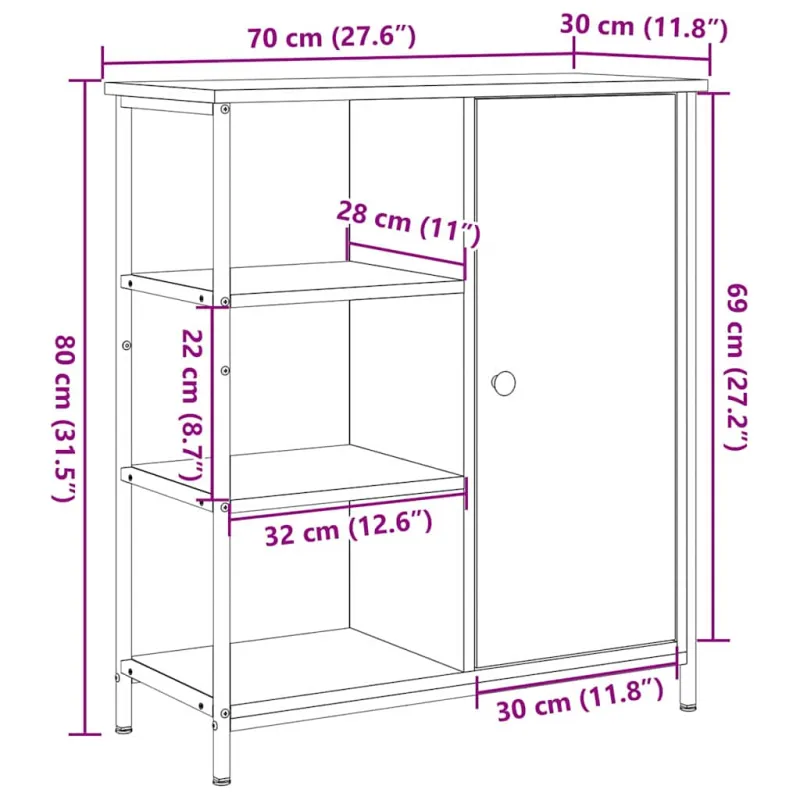 Kabalas Senas medis 70 x 30 x 80 cm