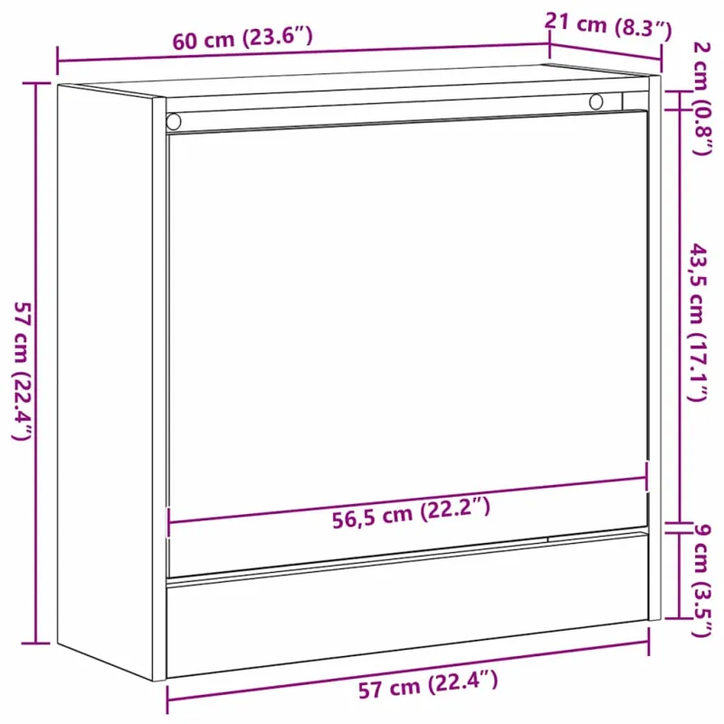 Batu skrynia Senas medis 60 x 21 x 57 cm Apdirbta mediena