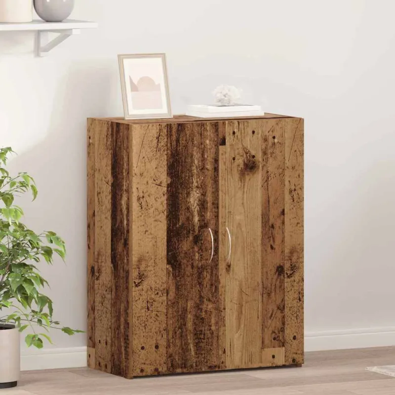 Ofiso spinta Juodas ąžuolas 70 x 32 x 77.5 cm Apdirbta mediena