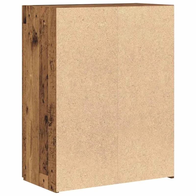 Ofiso spinta Juodas ąžuolas 70 x 32 x 77.5 cm Apdirbta mediena