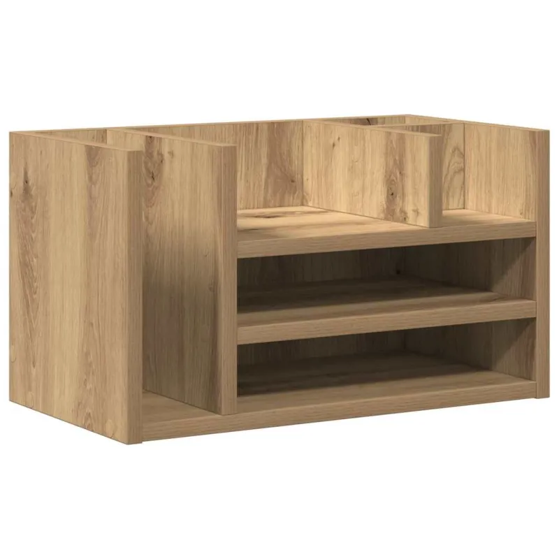 Darbo stalo organizatorius juoda ąžuolo 44,5 x 24 x 25 cm