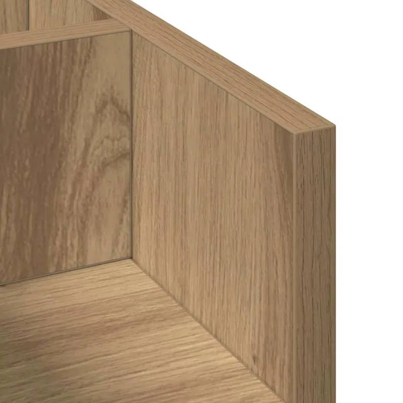 Darbo stalo organizatorius juoda ąžuolo 44,5 x 24 x 25 cm