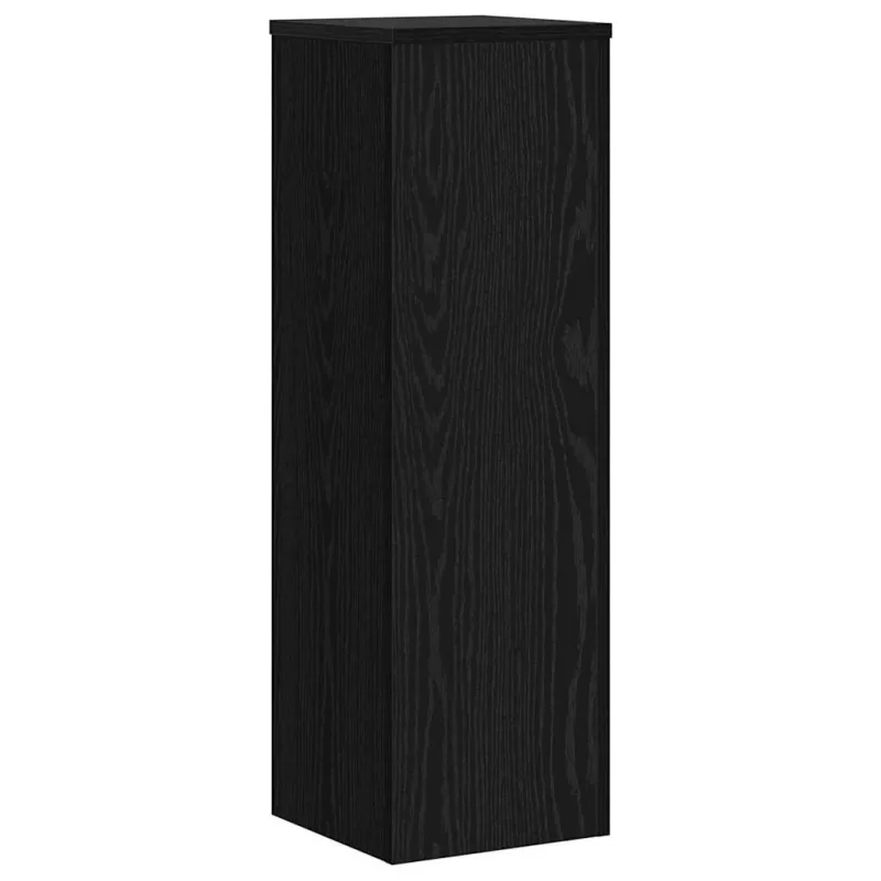 Augalų stovas 2 pcs Juodas ąžuolas 25 x 25 x 80 cm
