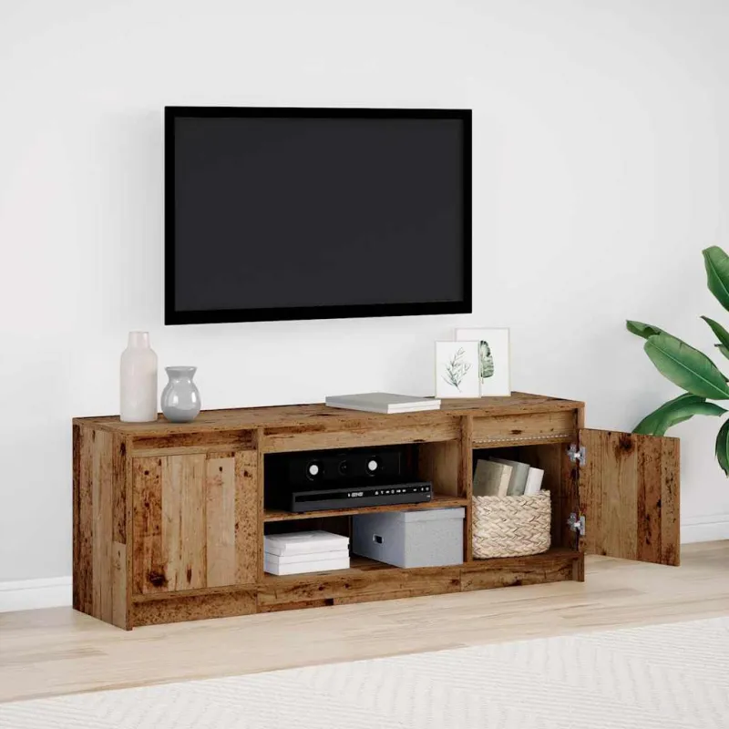 TV vienetai Ruda 139,5 x 34 x 50 cm Apdirbta mediena