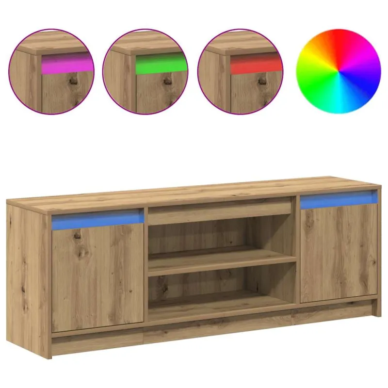 TV vienetai Ruda 139,5 x 34 x 50 cm Apdirbta mediena