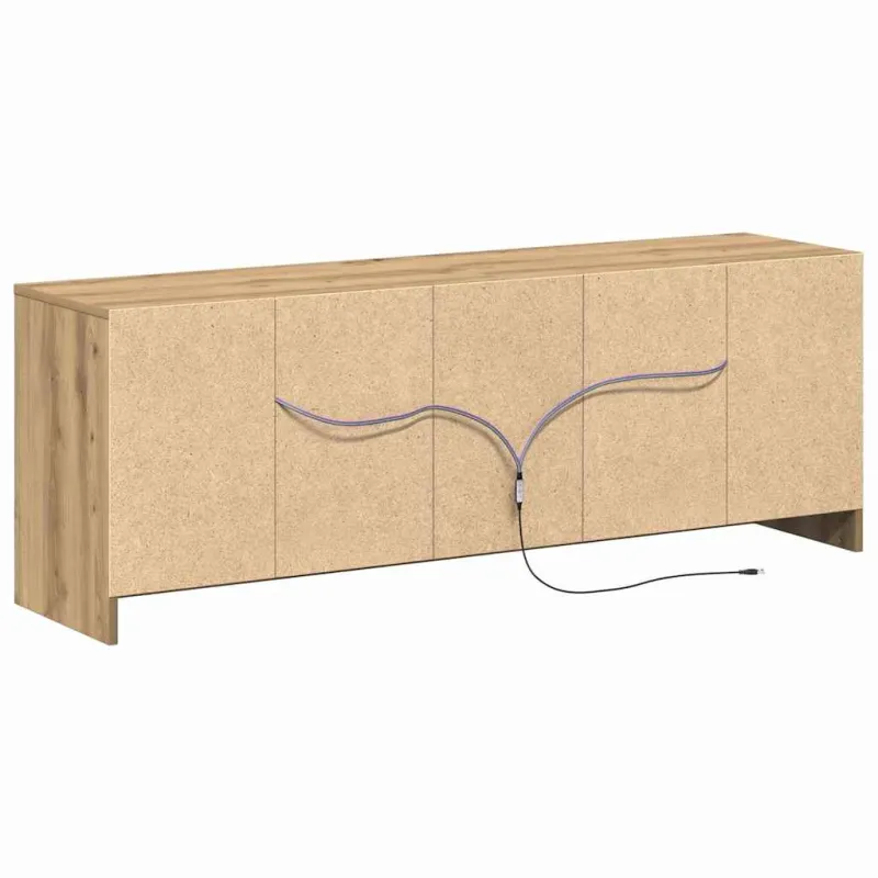 TV vienetai Ruda 139,5 x 34 x 50 cm Apdirbta mediena